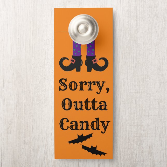 "Witches Shoes"    Door Hanger (On Knob)