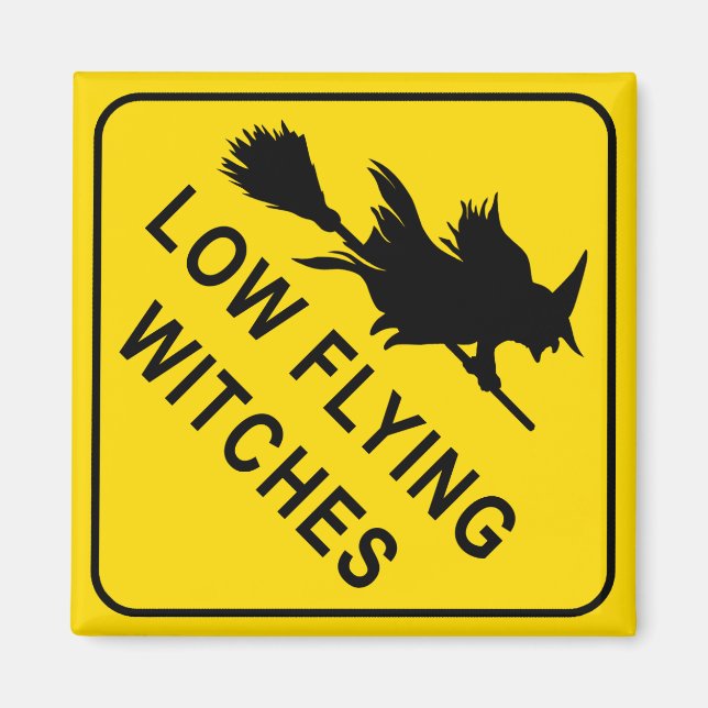 Witches Square Magnet (Front)