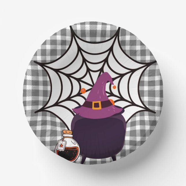 Witches Stew Paper Plate (Front)