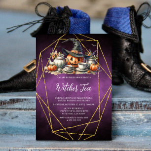 Witches Tea Invitation