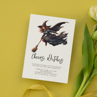 Witches' Toast | Chic Halloween Ladies Night Invitation
