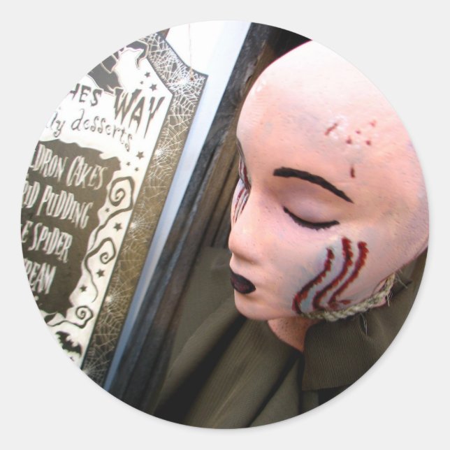 Witches Way Classic Round Sticker (Front)