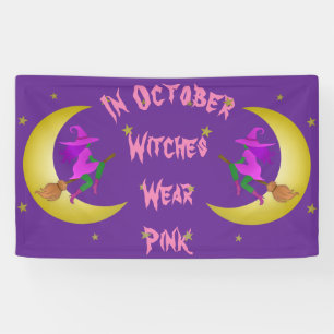 Witches Wear Pink In October Thunder_Cove Banner