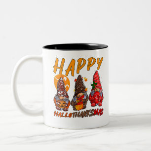Witches, Witch Hat, Cute Witch Costume, Funny Hall Two-Tone Coffee Mug