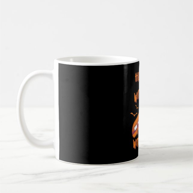 Witches With Hitches Camping Halloween Coffee Mug (Left)