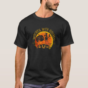Witches With Hitches Camping RV Halloween Costume T-Shirt