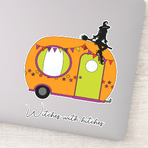 Witches with hitches Halloween rv camper trailer