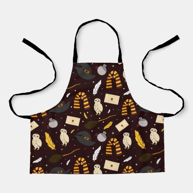 Witches, Wizards & Magic Pattern Apron (Front)