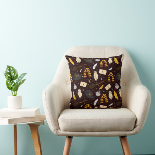 Witches, Wizards & Magic Pattern Cushion