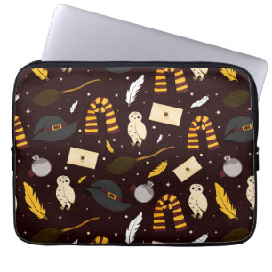 Witches, Wizards & Magic Pattern Laptop Sleeve
