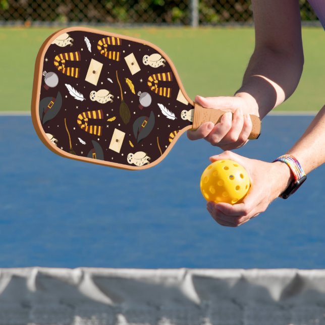Witches, Wizards & Magic Pattern Pickleball Paddle (Insitu)