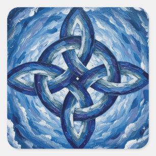 WitchesKnotFantasySky Square Sticker