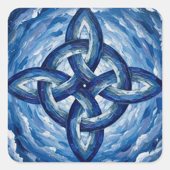 WitchesKnotFantasySky Square Sticker (Front)