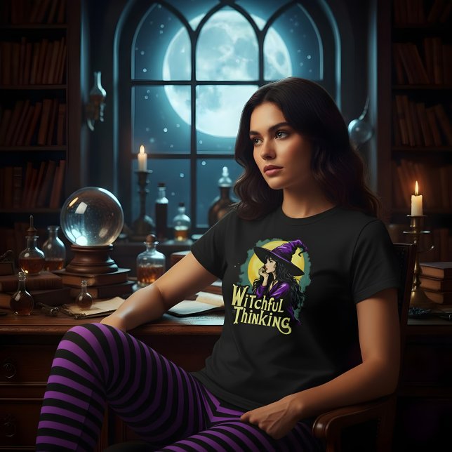 Witchfull Thinking Halloween Witch Thinking design T-Shirt (Creator Uploaded)