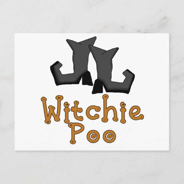 Witchie Poo T-shirts and Gifts Postcard (Front)