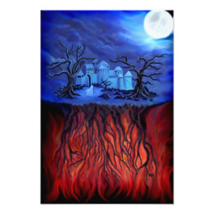 Witching hour, between Heaven and Hell Photo Print
