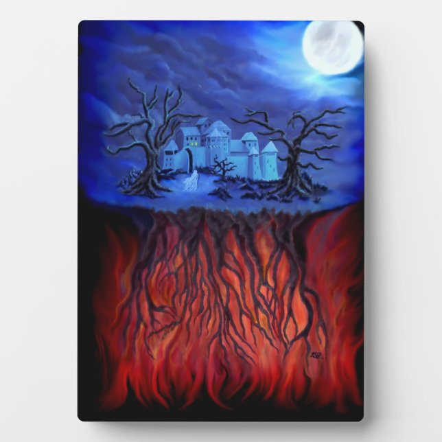Witching hour, between Heaven and Hell Plaque (Front)