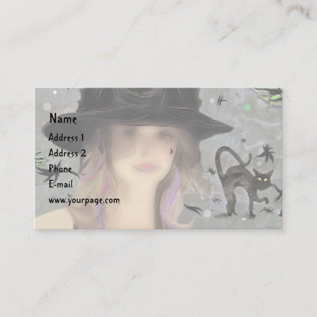 Witching Hour! Business Card (Front)