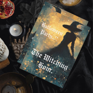 Witching Hour Halloween Party Invitation