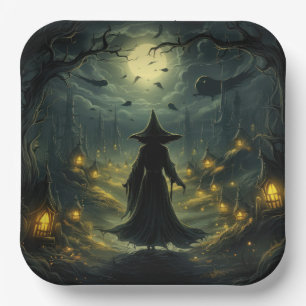 Witching Hour  Paper Plate