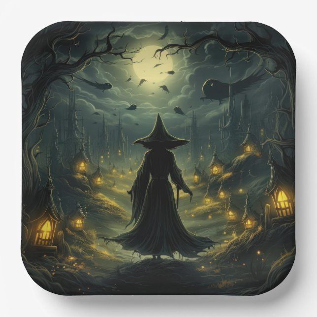 Witching Hour  Paper Plate (Front)