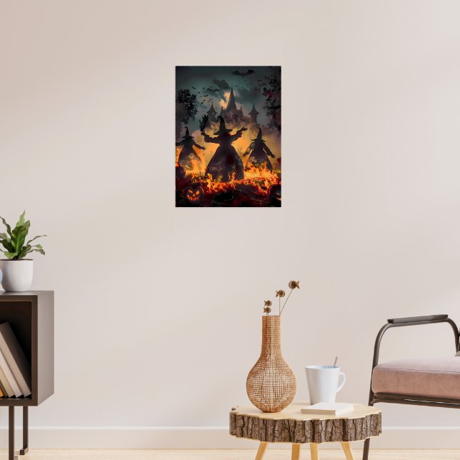 Witching Hour Ritual – Fire Dance of the Three Sis Poster (Living Room 3)