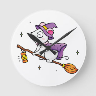 Witching hour round clock