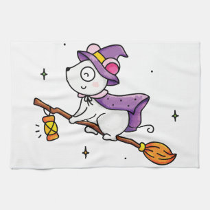 Witching hour tea towel