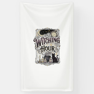 Witching Hour Vintage Engraving Witchy Design_1 Banner