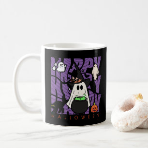 Witching Up Fun   Happy Halloween Magic & Mischief Coffee Mug