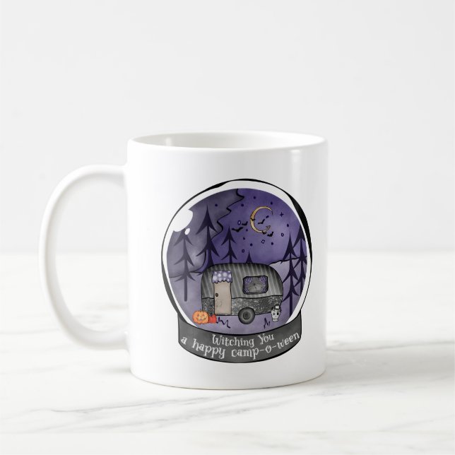 Witching You A Happy Camp-O-Ween Coffee Mug (Left)