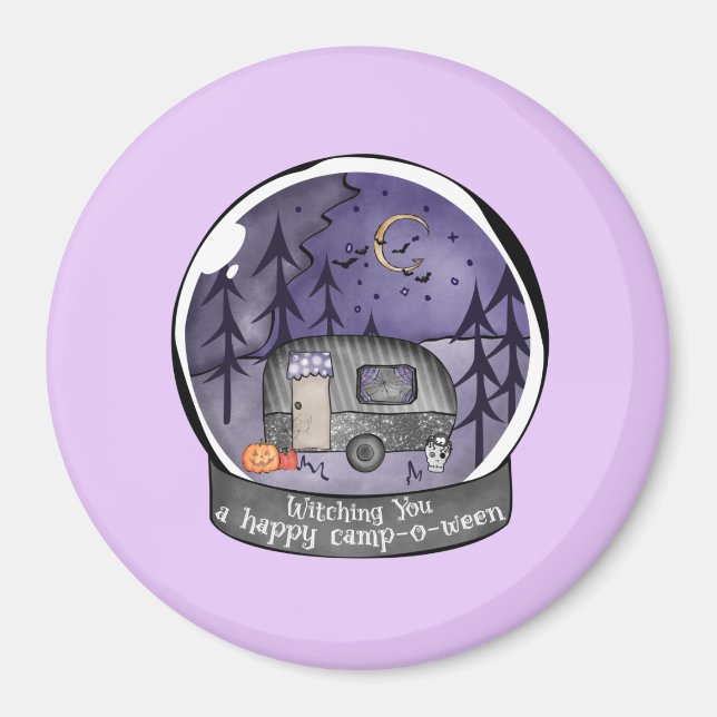 Witching You A Happy Camp-O-Ween Magnet (Front)