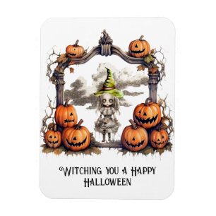 Witching you a Happy Halloween Magnet