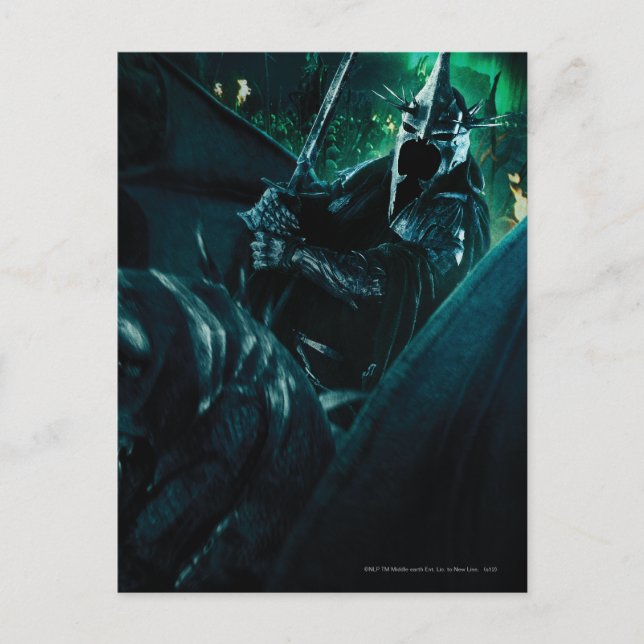 Witchking with sword postcard (Front)