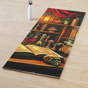 Witch's Altar Mystical Night Brew Design Yoga Mat