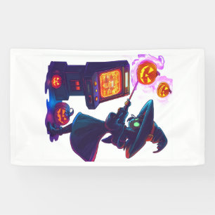 Witch's Arcade Night Banner