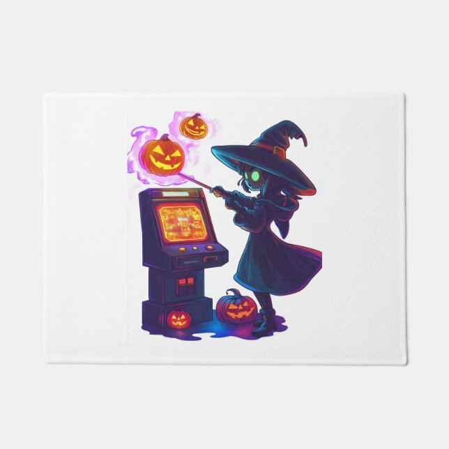 Witch's Arcade Night Doormat (Front)