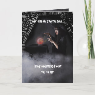 Witch's Birthday wish Card