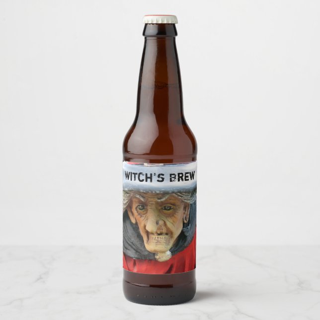 Witch's Brew - Beer Label (Front)