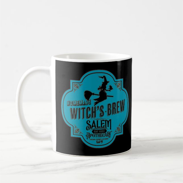 WITCH'S BREW   funny  halloween   Coffee Mug (Left)
