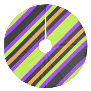 Witch's Brew Halloween Fleece Tree Skirt