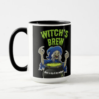 "Witch's Brew" Halloween Mug