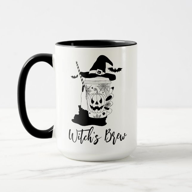 Witch's Brew Halloween Mug (Left)