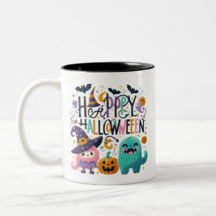 Witch's Brew- Halloween Two-Tone Coffee Mug