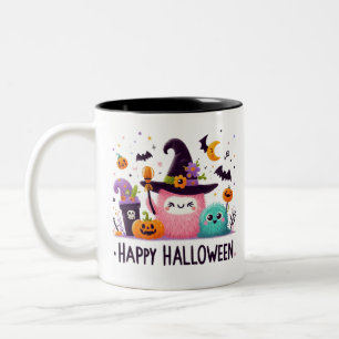 Witch's Brew- Halloween Two-Tone Coffee Mug