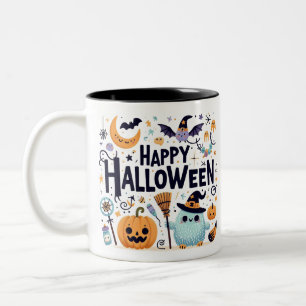 Witch's Brew- Halloween Two-Tone Coffee Mug