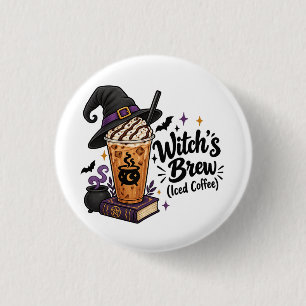 Witch's Brew (Iced Coffee) 3 Cm Round Badge
