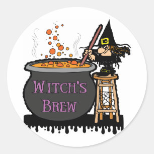 Witch's Brew Stickers/Envelope Seals