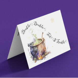 Witch's Caldron Card