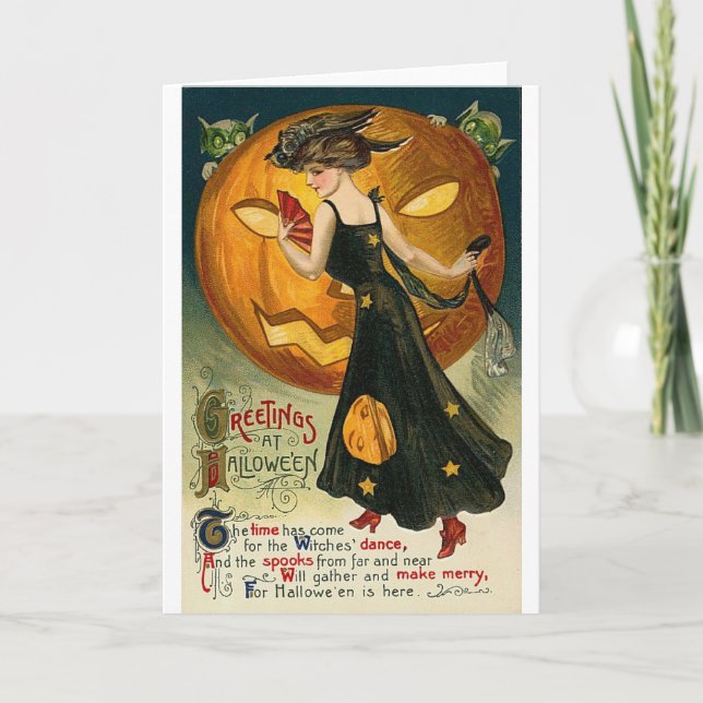 Witch's Dance Card (Front)